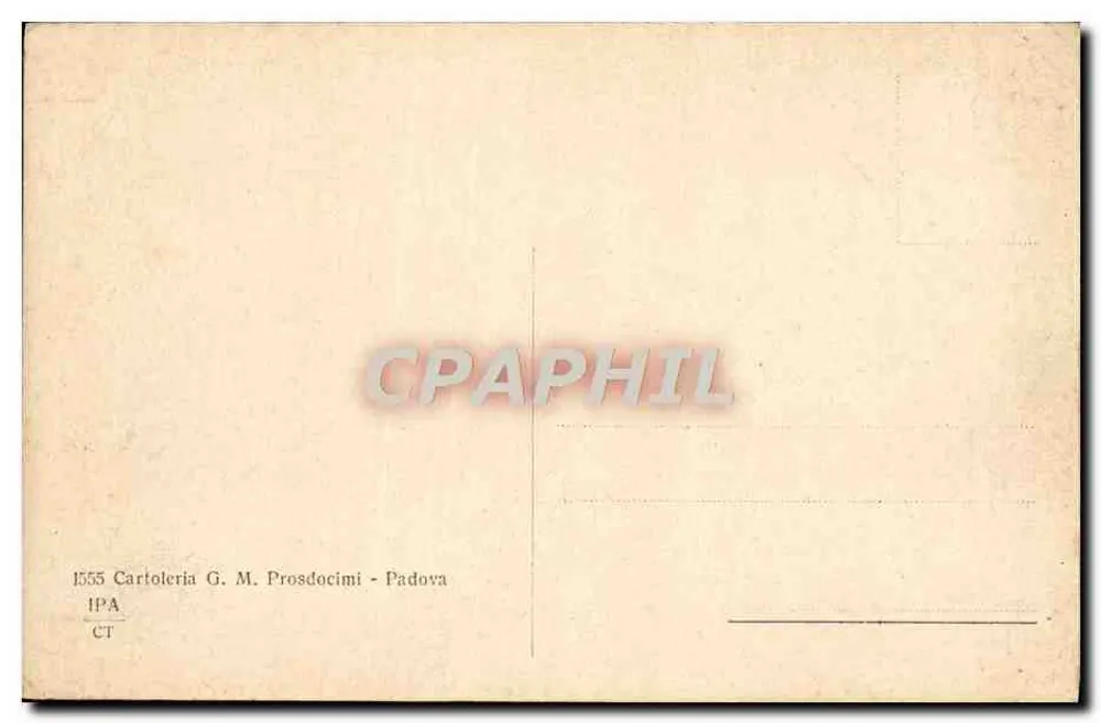 Padwa - Katedra św. Giustiny — Cartolera G. M. Prosdocimi, nr 1555 - Rewers