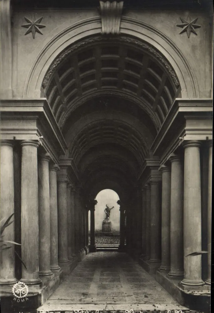 Pavilhão da Villa Borghese em Roma — vista arquitetônica — P. E. Chauffourier, n° 916 - Frente