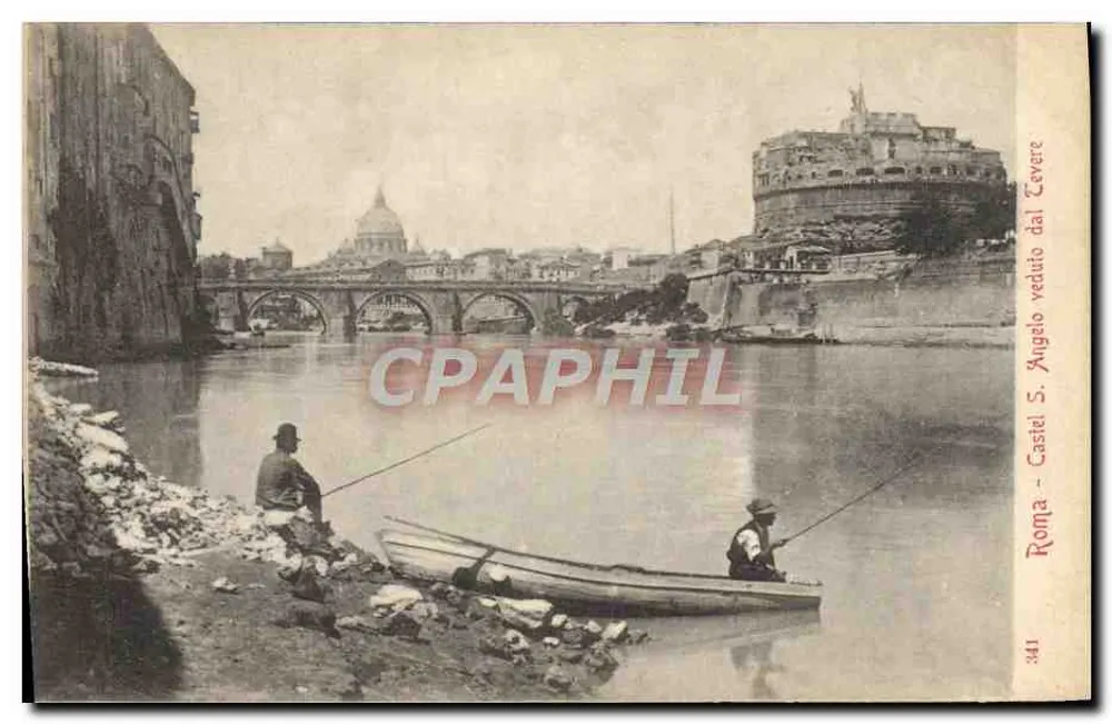 Rom - Castel Sant'Angelo vuoto dal Tevere — Angelo S. Castel - Roma 341 - Vorderseite