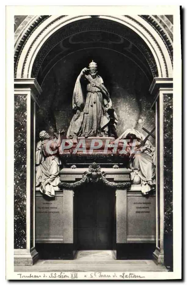 Denkmal für Papst Leo XIII — Sankt Johannes in Laterano — Grinhas Rom - Vorderseite