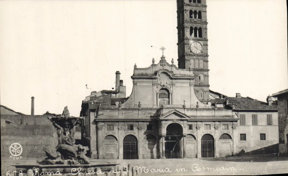 Roma - Chiesa di S. Maria in Cosmedin — P. E. Chaufforier, n° 648 - Vorderseite