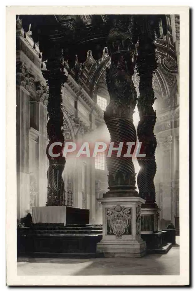 Basilika Saint-Pierre — Tabernakel von Bernini — Éditions d'Art Rome - Vorderseite