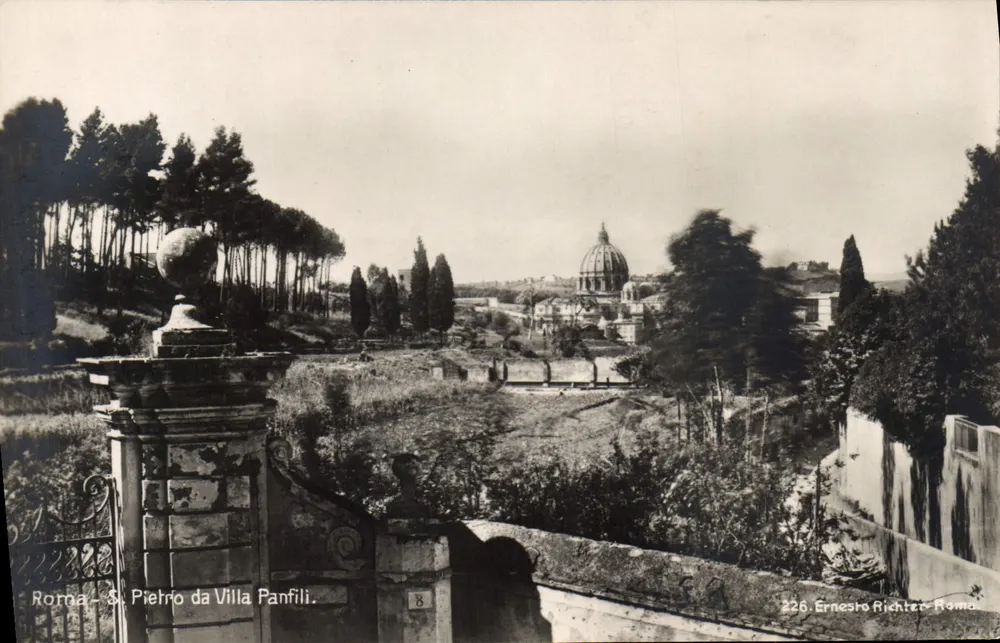 Roma - S. Pietro da Villa Panfili — Ernesto Richter, n° 226 - Frente
