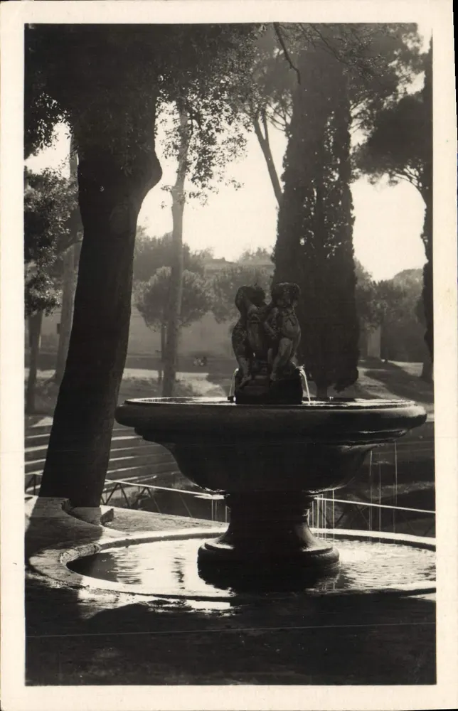Fontana della Piazza di Siena — Villa Borghese — Edizioni d'Arte - Vorderseite