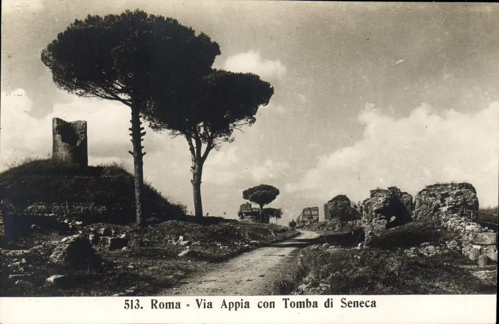 Roma - Via Appia com Tumba de Seneca — n° de série 513 - Frente