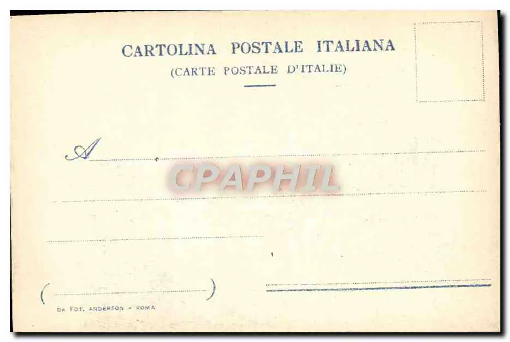 Pyramide von Caio Cestio und Porta Cestia — Rom — von Fot. Anderson - Rückseite