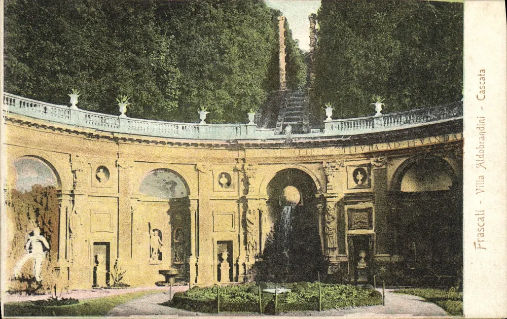 Villa Aldobrandini - Waterval - Frascati — serie-nummer niet zichtbaar - Voorkant