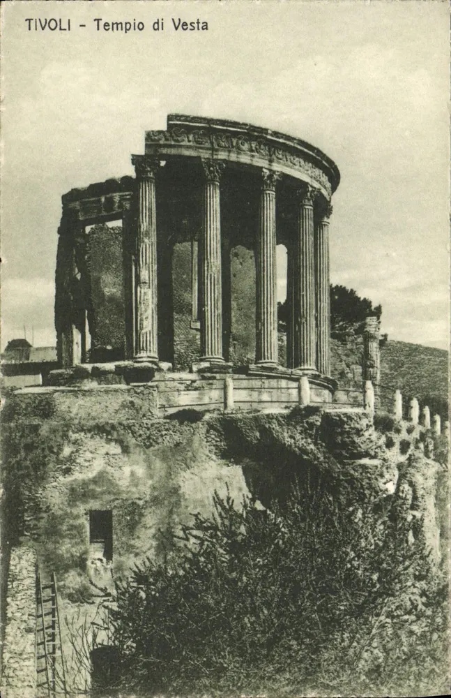 Tivoli - Templo de Vesta — editor Giangioni, fotógrafo Bernoni - Frente