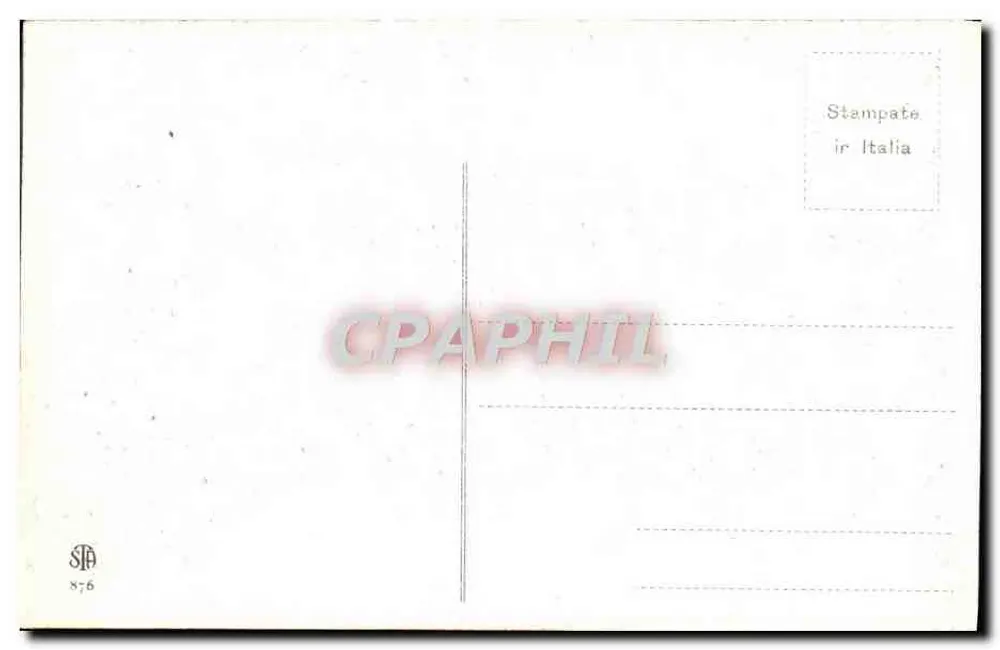 Montecassino - Cortil central (desenho do Bramante) - Verso
