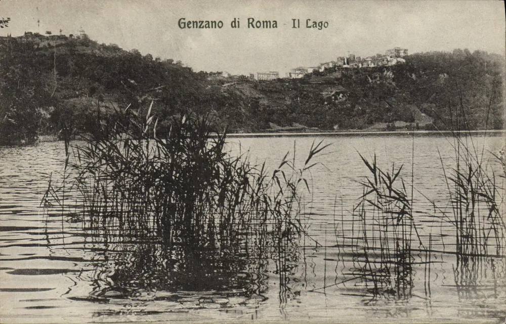 Genzano di Roma — O lago — Ed. G. Caracuzzo, N° 33 - Frente