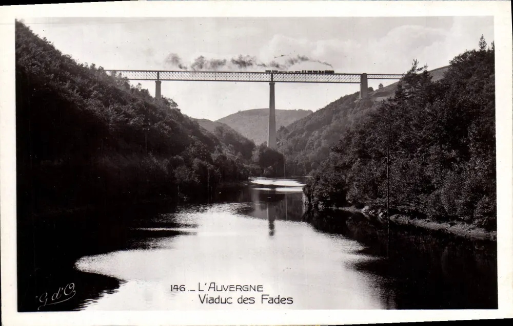 L'Auvergne — Viaduc des Fades — Gd'O, n° 146 - Vorderseite