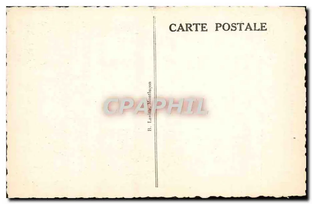 Tal der Sioule — Viaduc des Fades — B. Laville, Montluçon - Rückseite