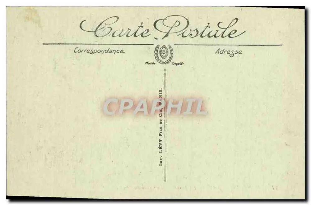 Fontainebleau — A Floresta — O Cedro do Mail — LL. — n° 213 - Verso