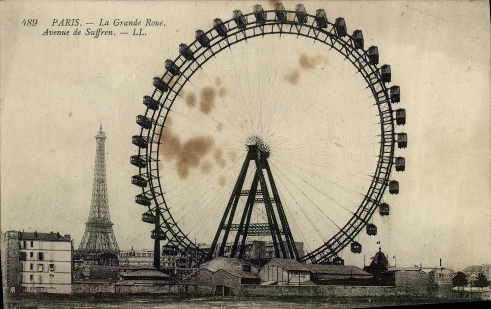 Paris — Die große Rutsche, Avenue de Suffren — LL. n°489 - Vorderseite