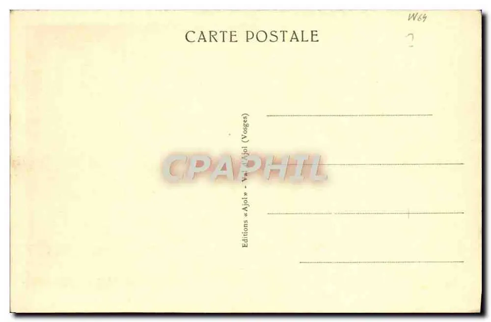 Castelo de Bourguignon — O Claustro — Edições « Ajol » (Vosges) - Verso