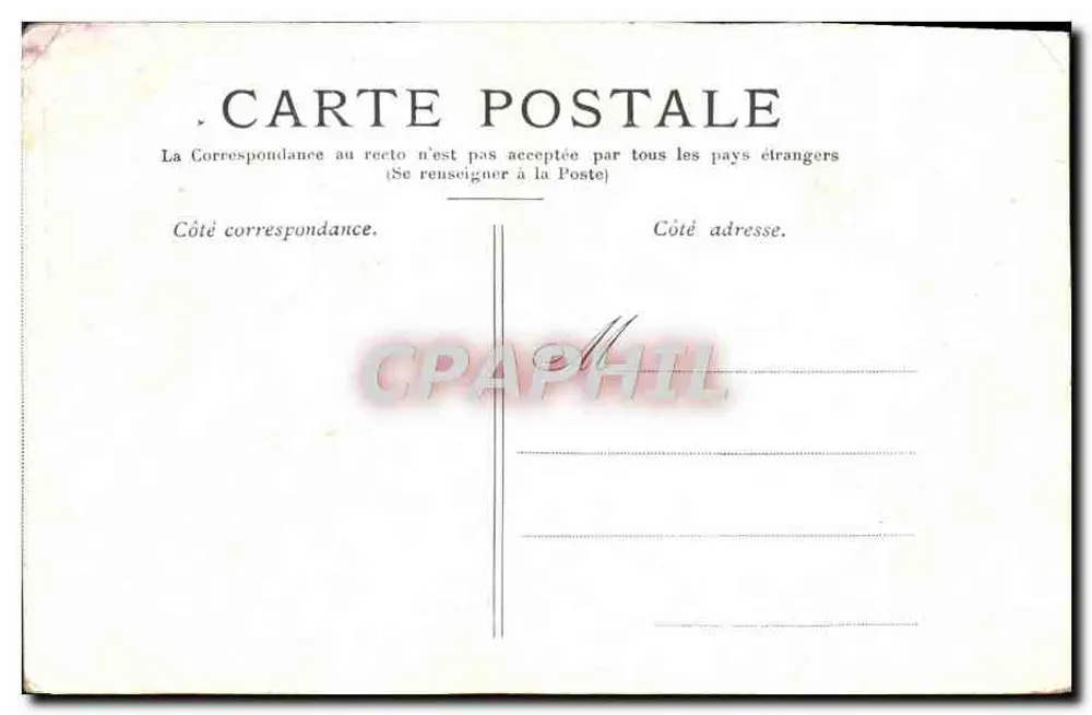Versailles. — Le Parterre du Nord. — Éditeur : 'Versailles.' - Verso