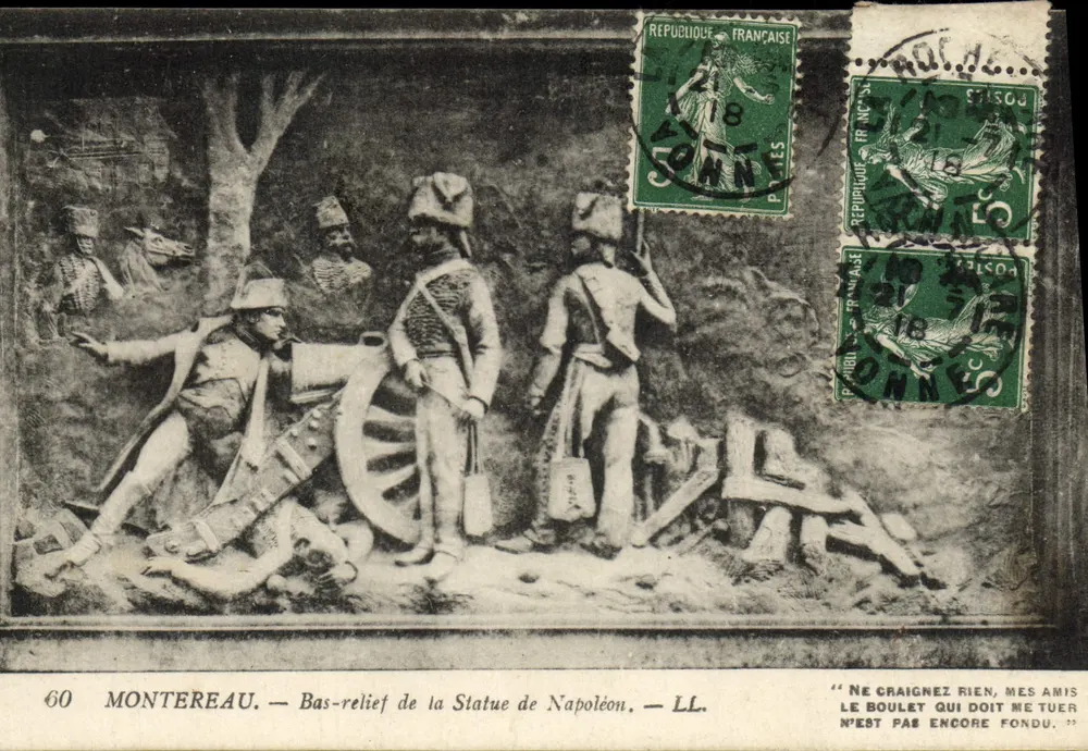 Montereau — Basrelief der Statue Napoleons — LL. — N°60 - Vorderseite
