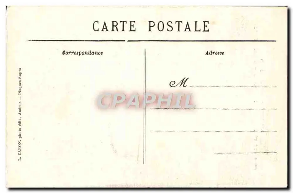 Amiens — Kathedrale — Das weinende Kind, Meisterwerk von Blasset — Objectifs Lacour-Berthiot - Rückseite