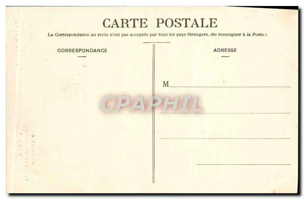 Die Karyatiden — Café du Bosquet — Pratibernon, Verleger, Tee - Rückseite