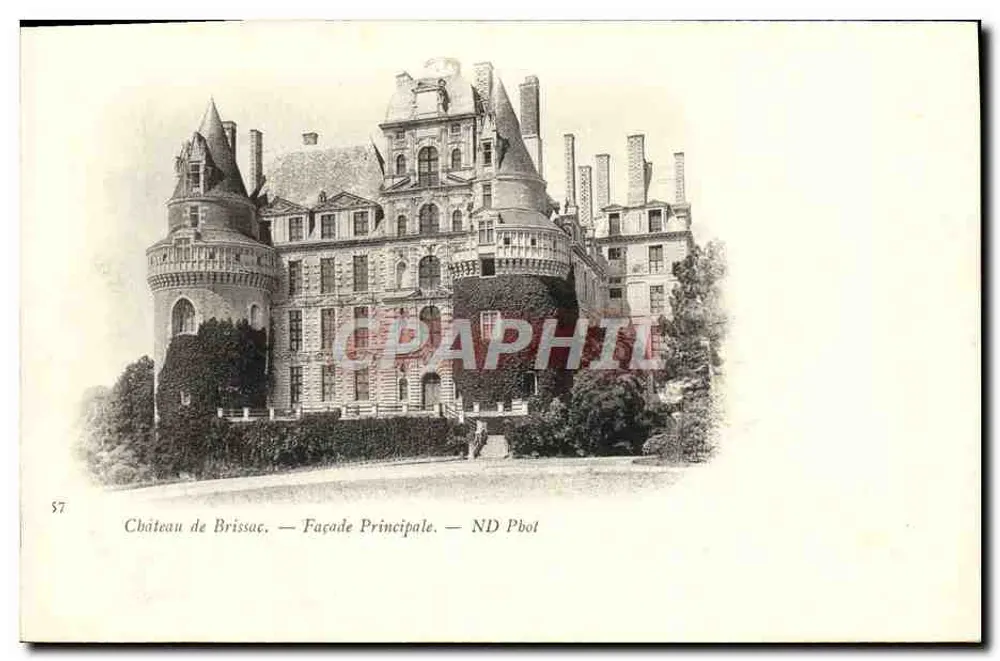 Castelo de Brissac — Fachada Principal — ND Pbot - Frente