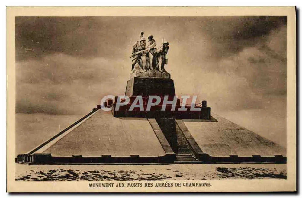 Gedenkstein für die Toten der Champagne-Armee — Gedenkstein für die Toten der Champagne-Armee - Vorderseite