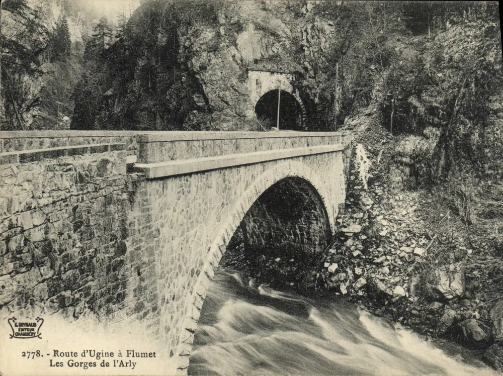 Die Schluchten des Arly — Route von Ugine nach Flumet — E. REYNAUD ÉDITEUR CHAMBERY n°2778 - Vorderseite