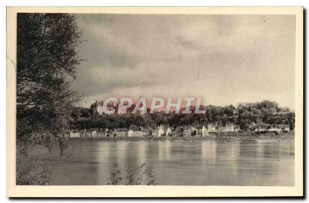 O Castelo de Chaumont-sur-Loire — vista do castelo e do vilarejo — editor: Commercial Historique, Paris - Frente