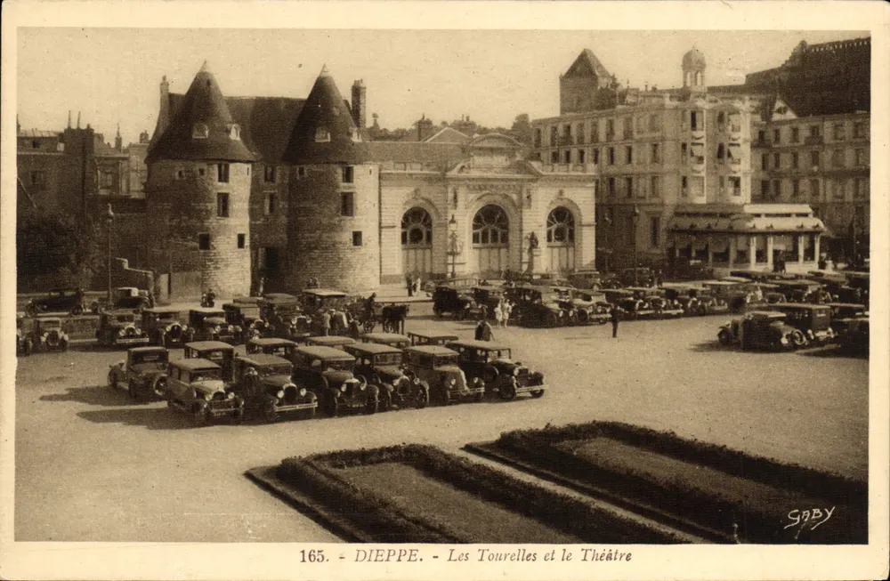 Dieppe - Die Türme und das Theater — G. Arnaud, Verlag, Nantes - Vorderseite