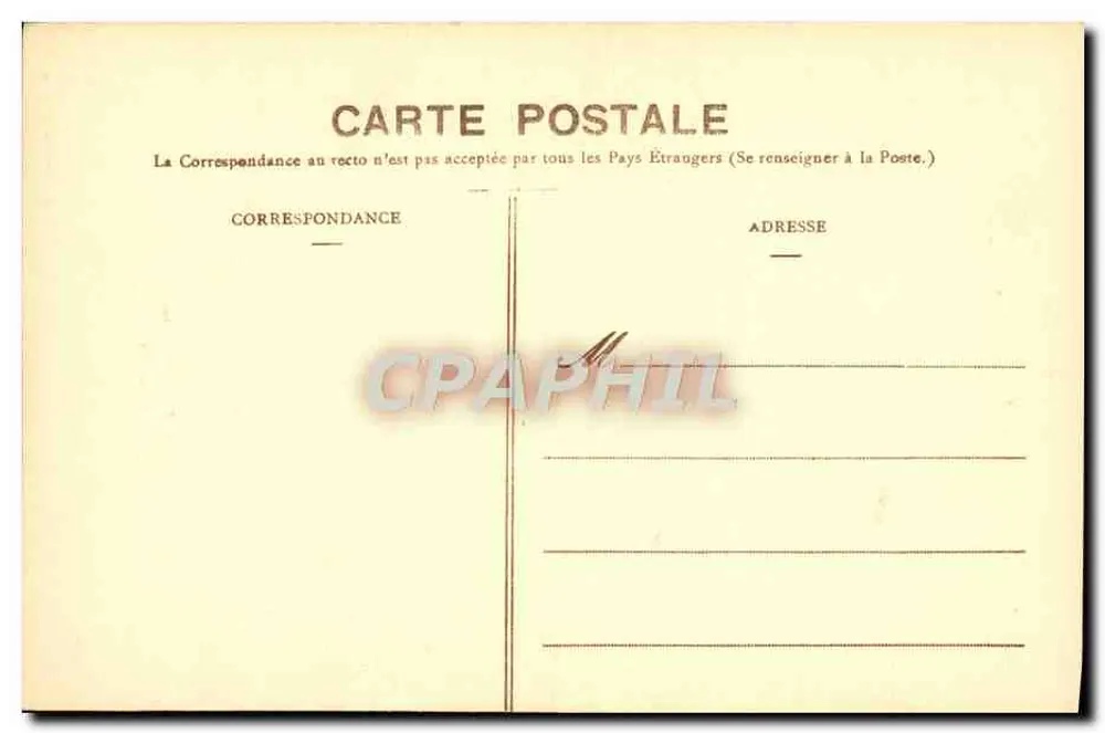 A Avaricia — Museu de Lyon — Cell. Sylvestro, Lyon, N° 188 - Verso