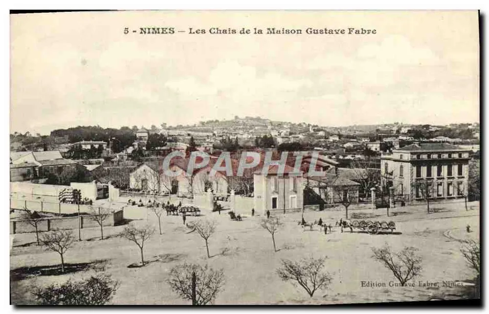 Nîmes — Les Chais de la Maison Gustave Fabre — Edição Gustave Fabre, Nîmes - Frente
