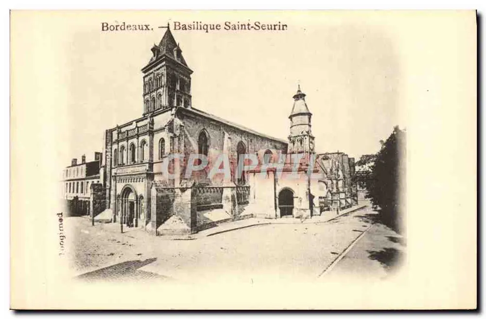 Bordeaux — Basílica de São Seurino — editor Longjumeau - Frente
