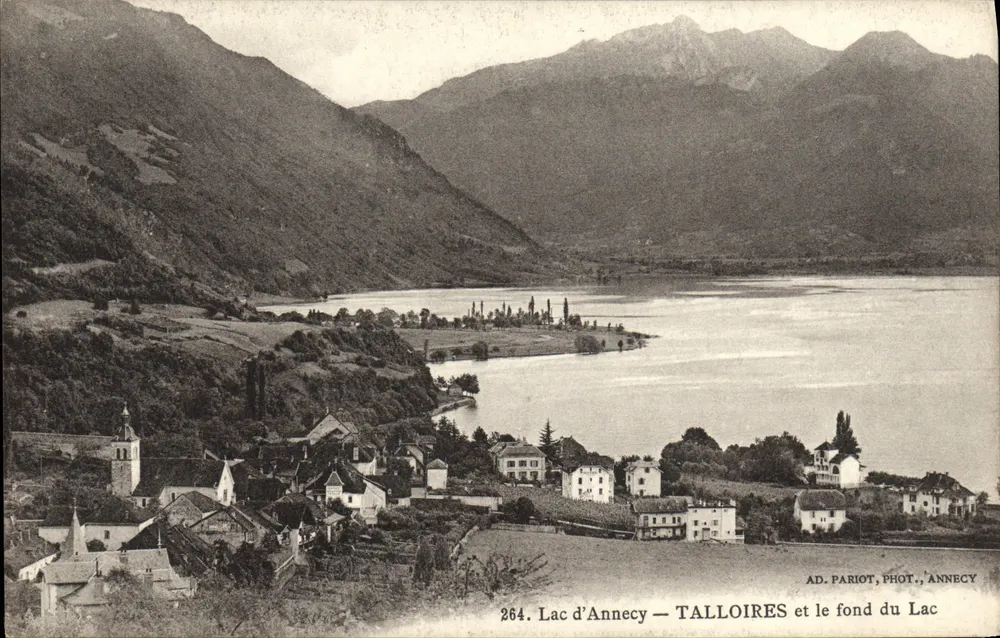 See Annecy — Talloires und der See — AD. Pariot, Fotografie, Annecy - Vorderseite