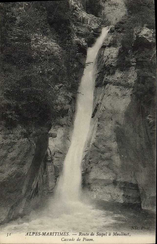 Cascade de Piaon — Alpes-Maritimes — ND Phot. - Vorderseite