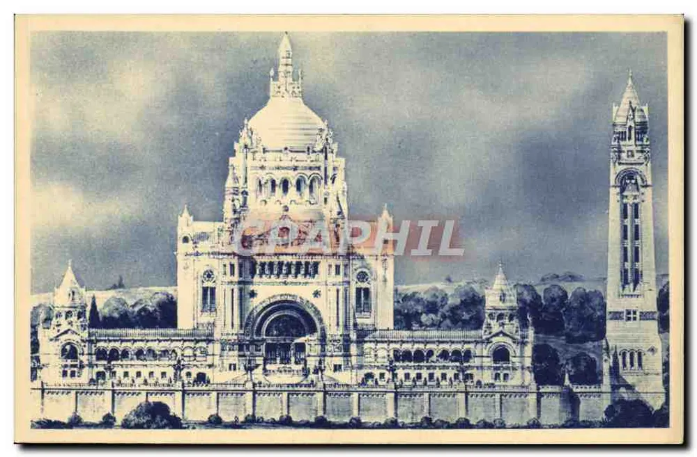 Die Basilika von Lisieux — Allgemeiner Blick des Projekts — BSL - Vorderseite