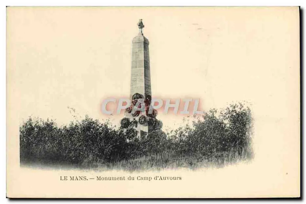 Le Mans — Denkmal am Camp d'Auvours - Vorderseite