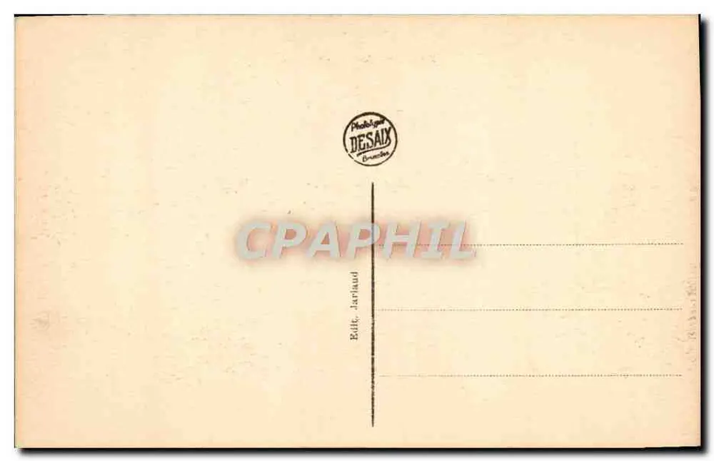 Ermenonville — O castelo — Fotógrafo DESAIX, Brumeces - Verso