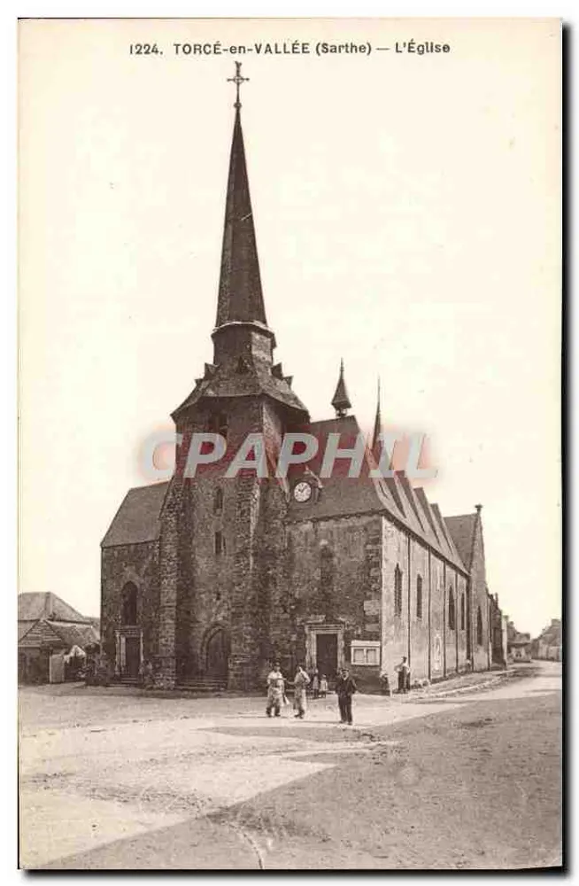 TORCÉ-en-VALLÉE (Sarthe) — A Igreja - Frente