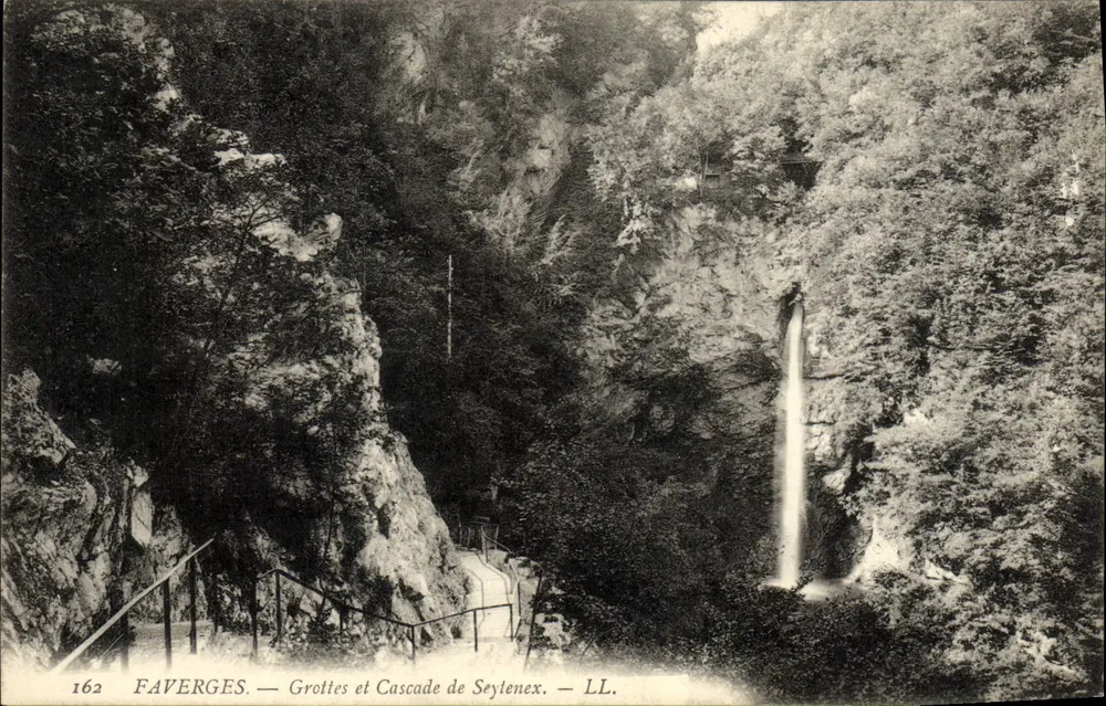 Favergeres — Grutas e Cachoeira de Seylenex — LL. n°162 - Frente