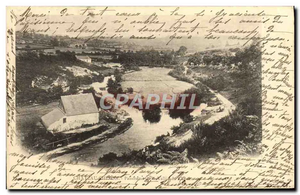 Landschaft der Arthe-Tal — Château-Landon — Verleger nicht sichtbar - Vorderseite