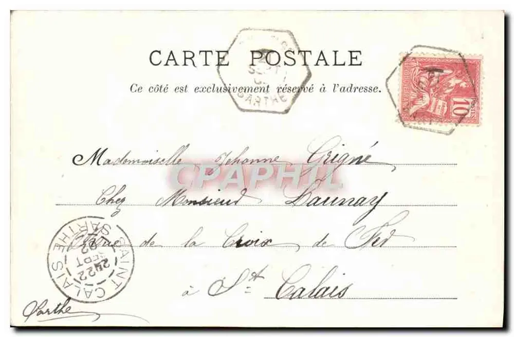Richelieu — La Place du Marché et la Porte de Châtellerault — Ch. Arambourou, phot., Châtellerault - Rückseite