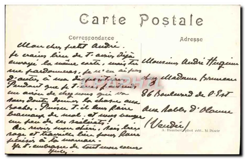 Revigny (Meuse) — Die Straße von Vitry — Schlacht an der Marne (6. bis 12. September 1914) - Rückseite