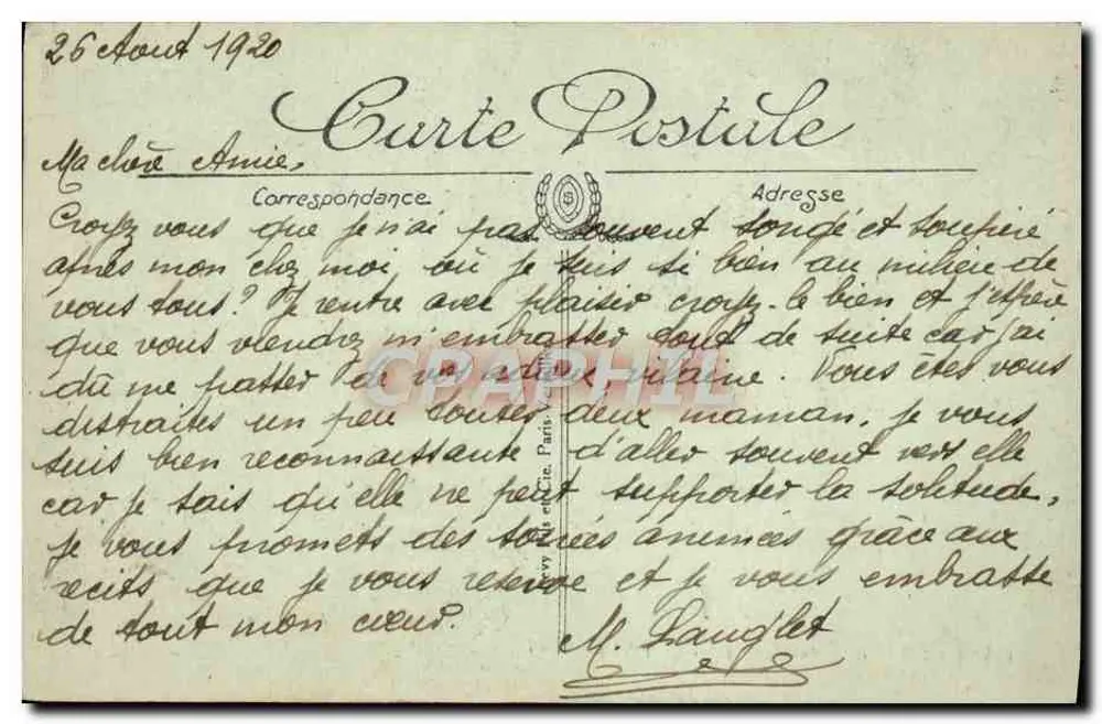 A Grande Cote — Efeito de Ondas — LL - Verso