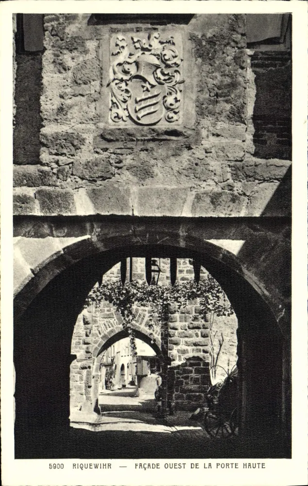 Riquewihr — Westfassade der Hochpforte — Édition Wibeco, Imp. Braun - Vorderseite