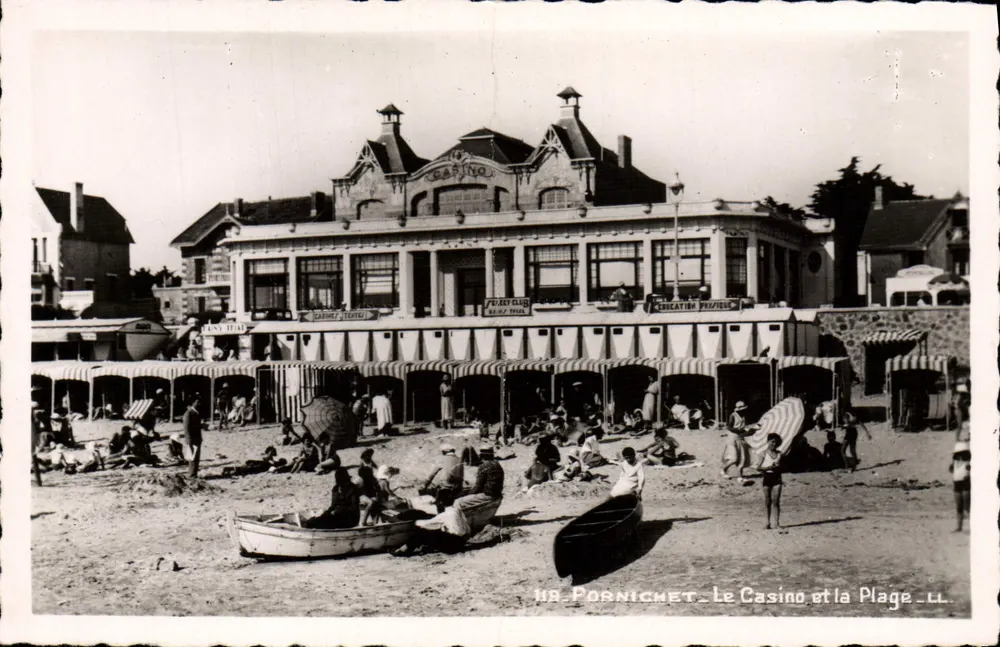 Pornichet — Le Casino et la Plage — éditeur LL - Frente