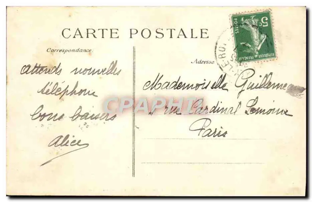 Marly-le-Roi — Eigentum Victorien Sardou — Die Sphinxen - Rückseite