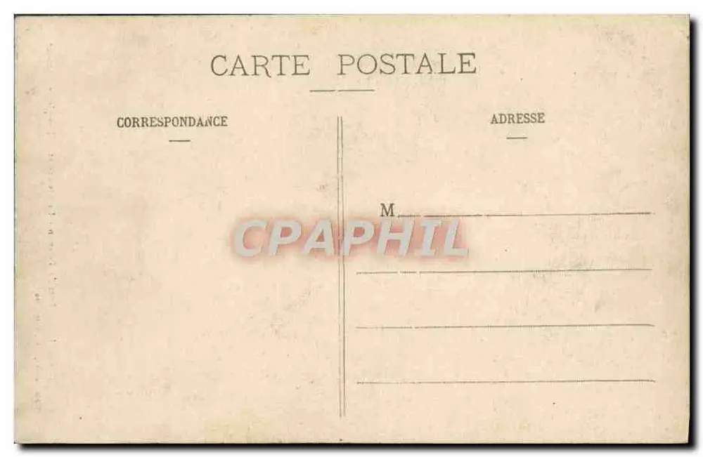 Versailles - Park von Trianon - Der Fluss und der Tempel der Liebe — Frau Moreau, Verlegerin, Versailles - Rückseite
