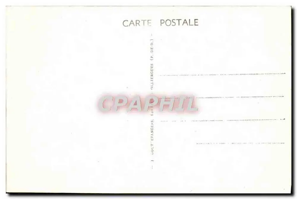G. D'O. - L'Auvergne - 1002. Ein Stück Dorf - Rückseite