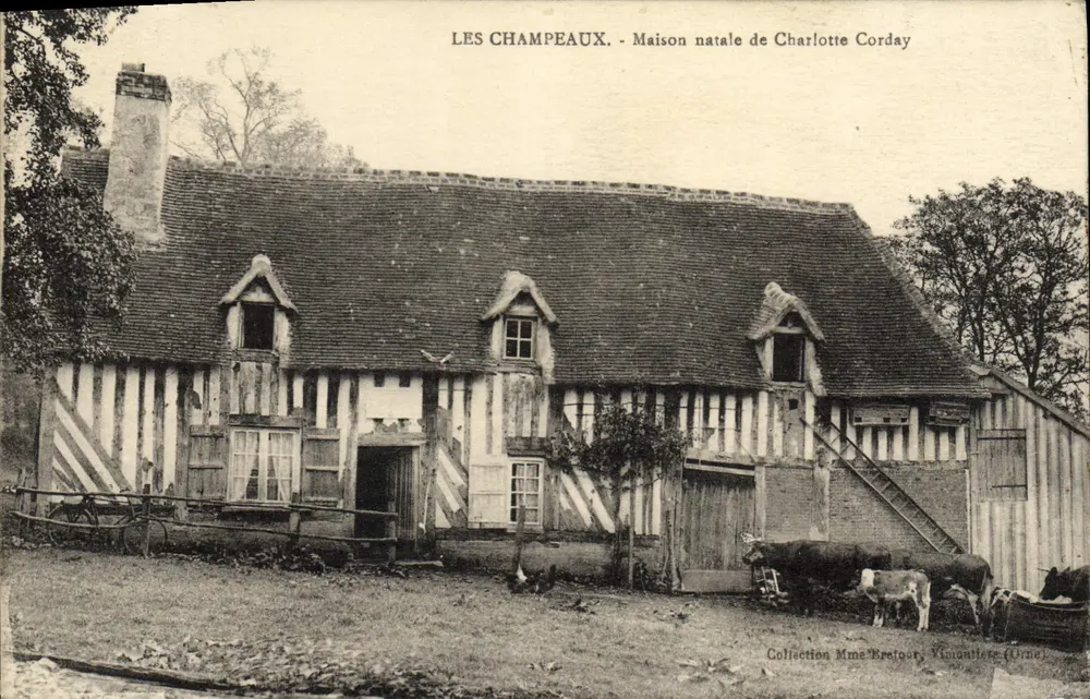 Les Champeaux - Geburtsort von Charlotte Corday - Vorderseite