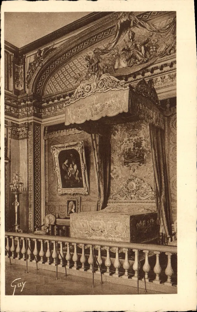 Chamber of Louis XIV — Versailles — Éditions d'Art Guy - Front