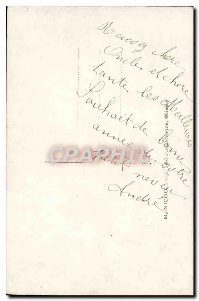 Petite fille en costume — avec bouquet de roses — éditeur Novella, n° 689 - Verso